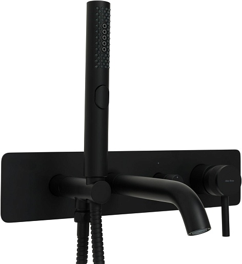 Allen Brau Смеситель для ванны с душем Priority 5.31006-31 (с внутренней частью) черный матовый – картинка-9